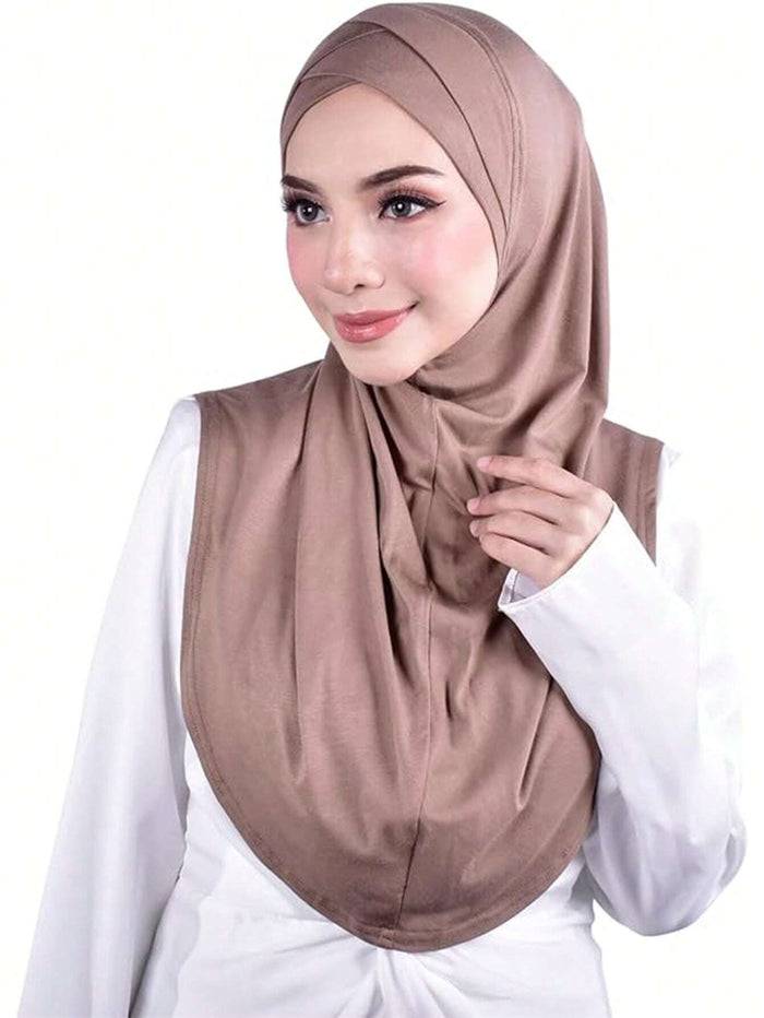 Women Abaya Accessories Classic Solid Color Silk Soft Material Long