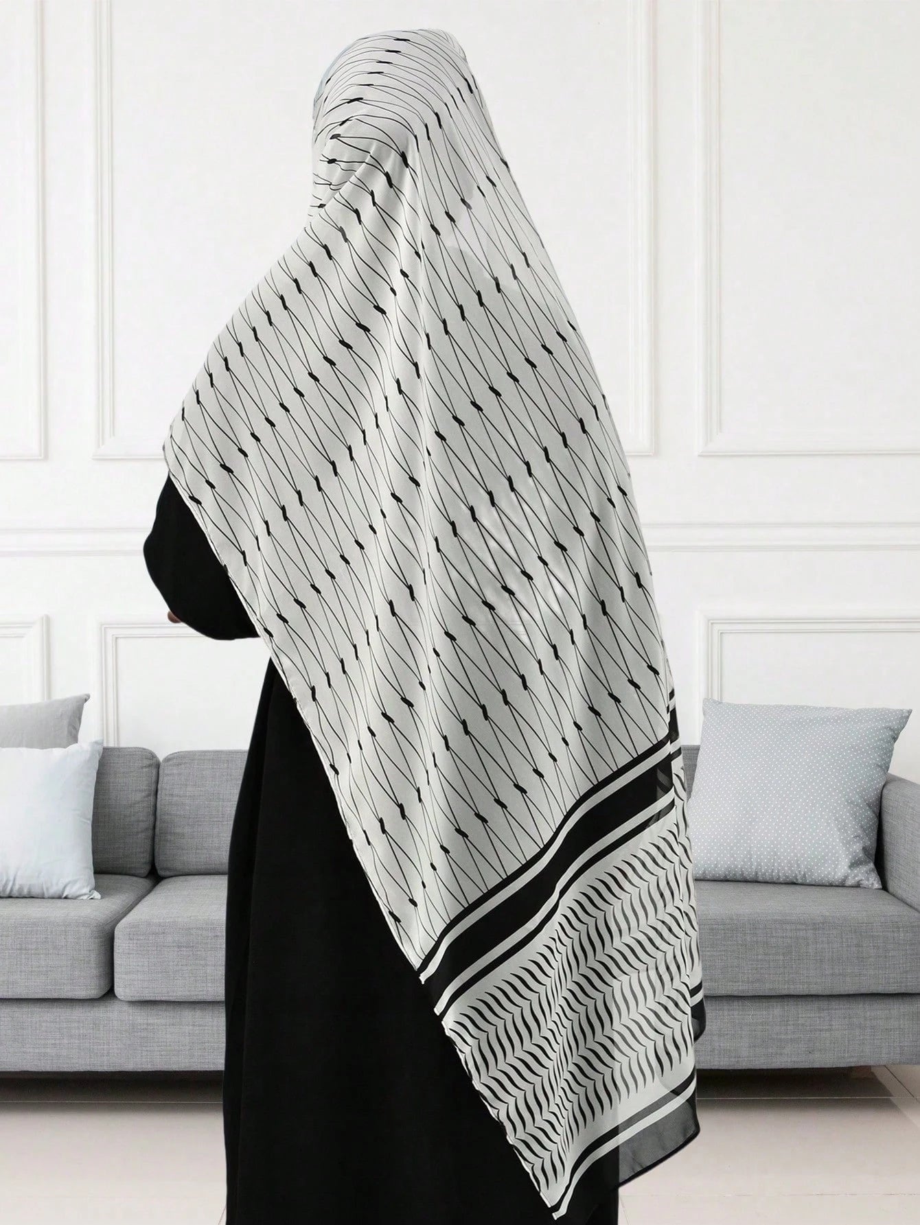 Women Arabic Chiffon Headscarf
