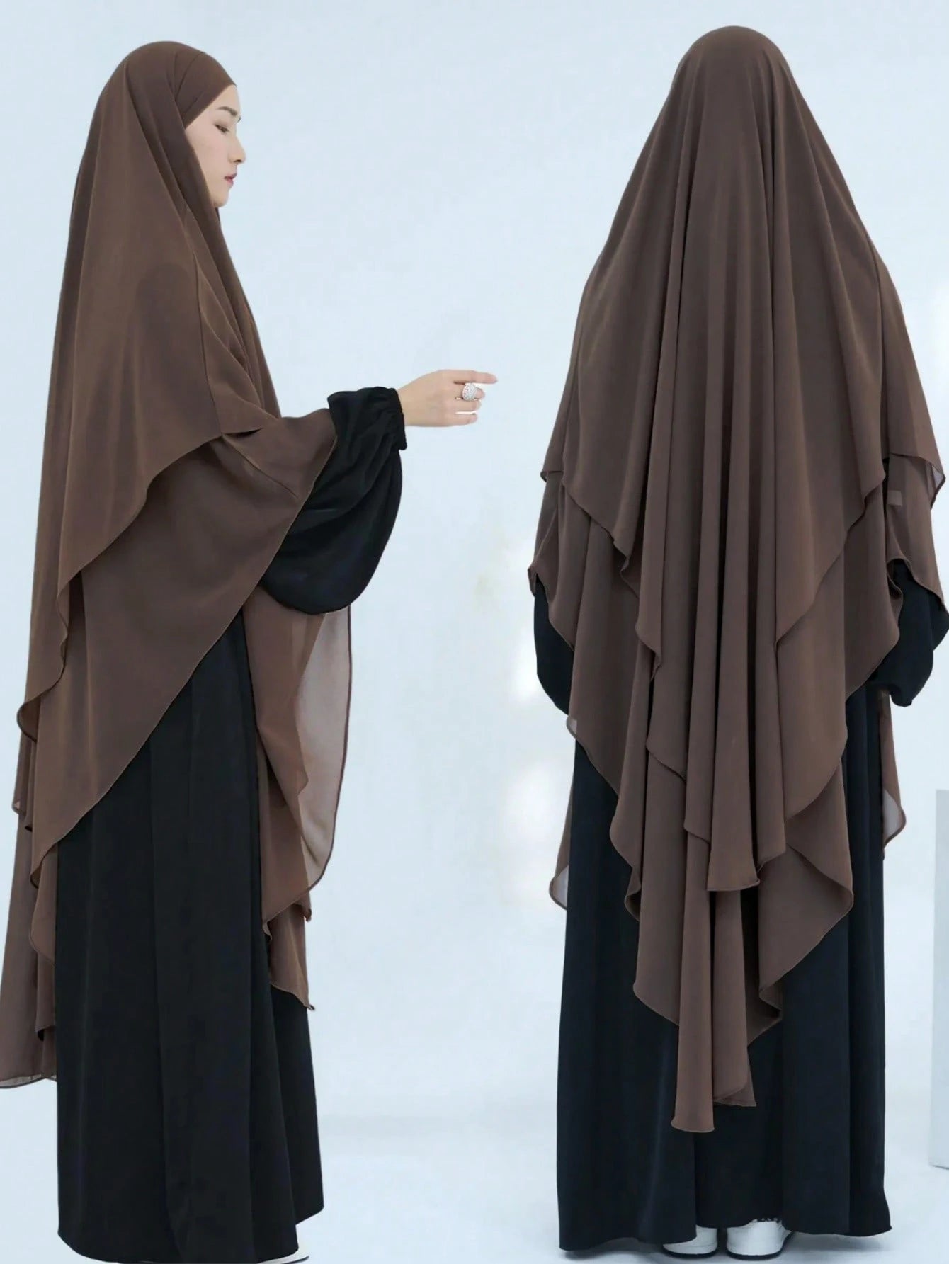 High Quality Pearl Chiffon Hijab Scarf