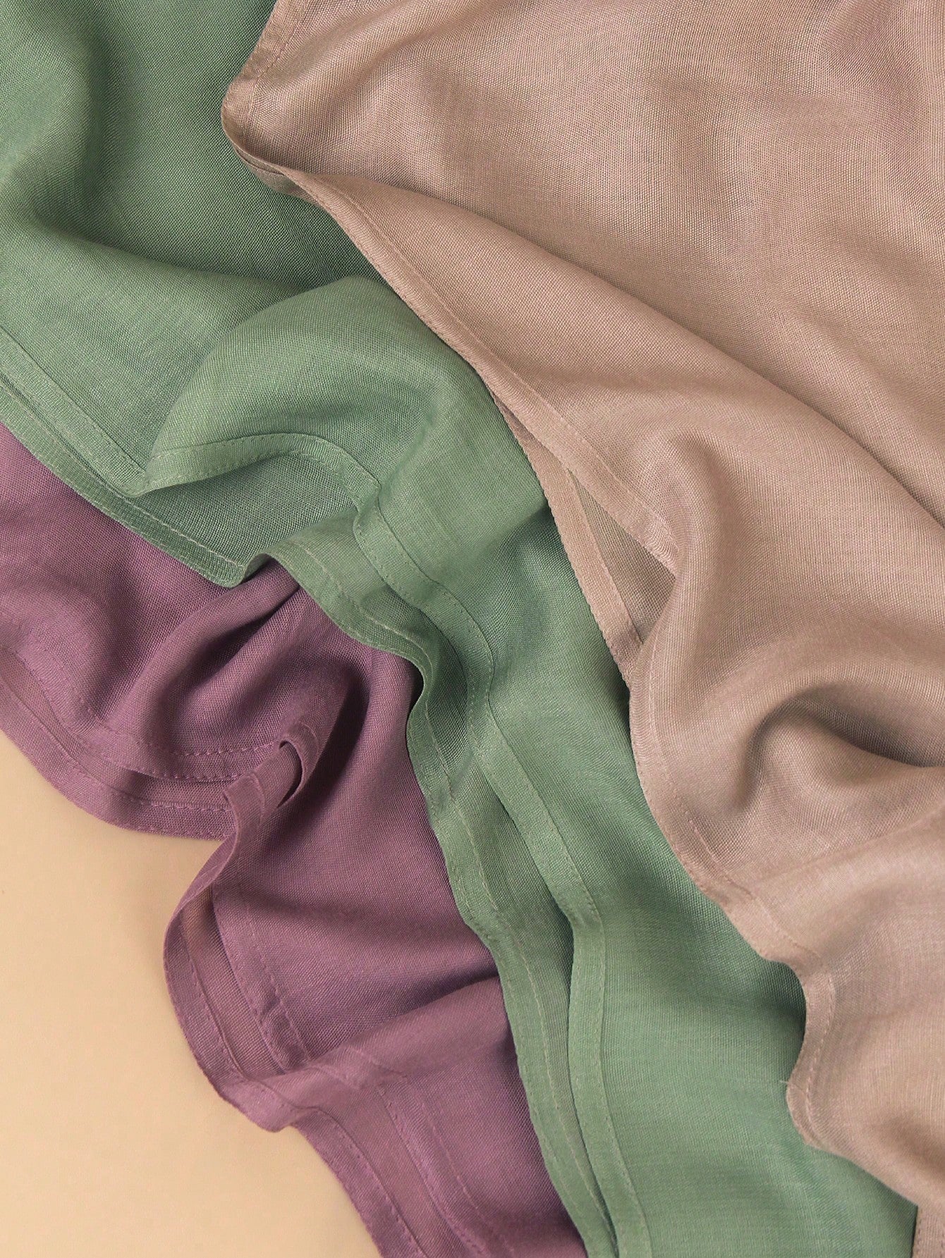 Women's Solid Color Simple Headscarf Hijab Scarf