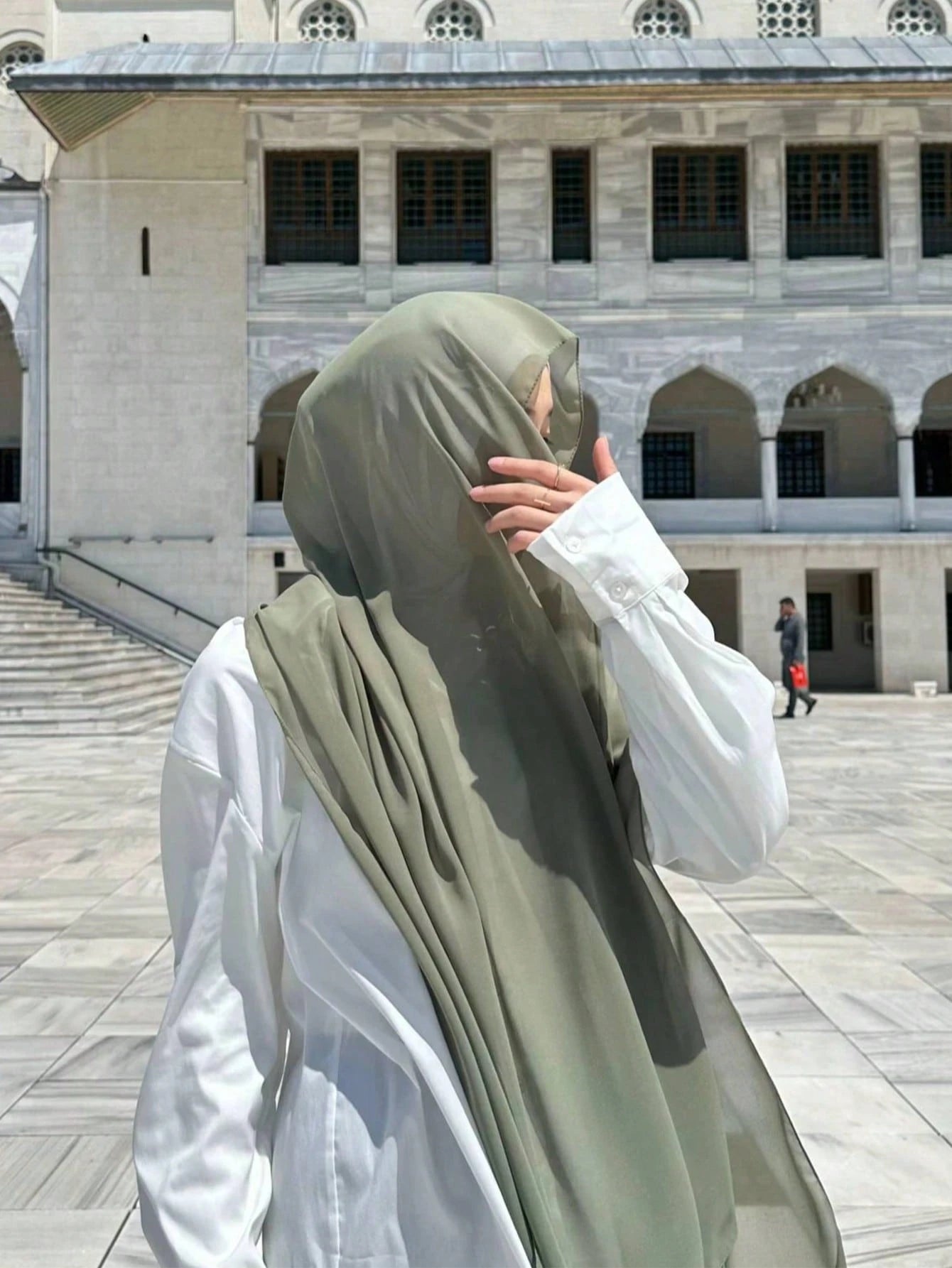 Women Solid Color Hijab