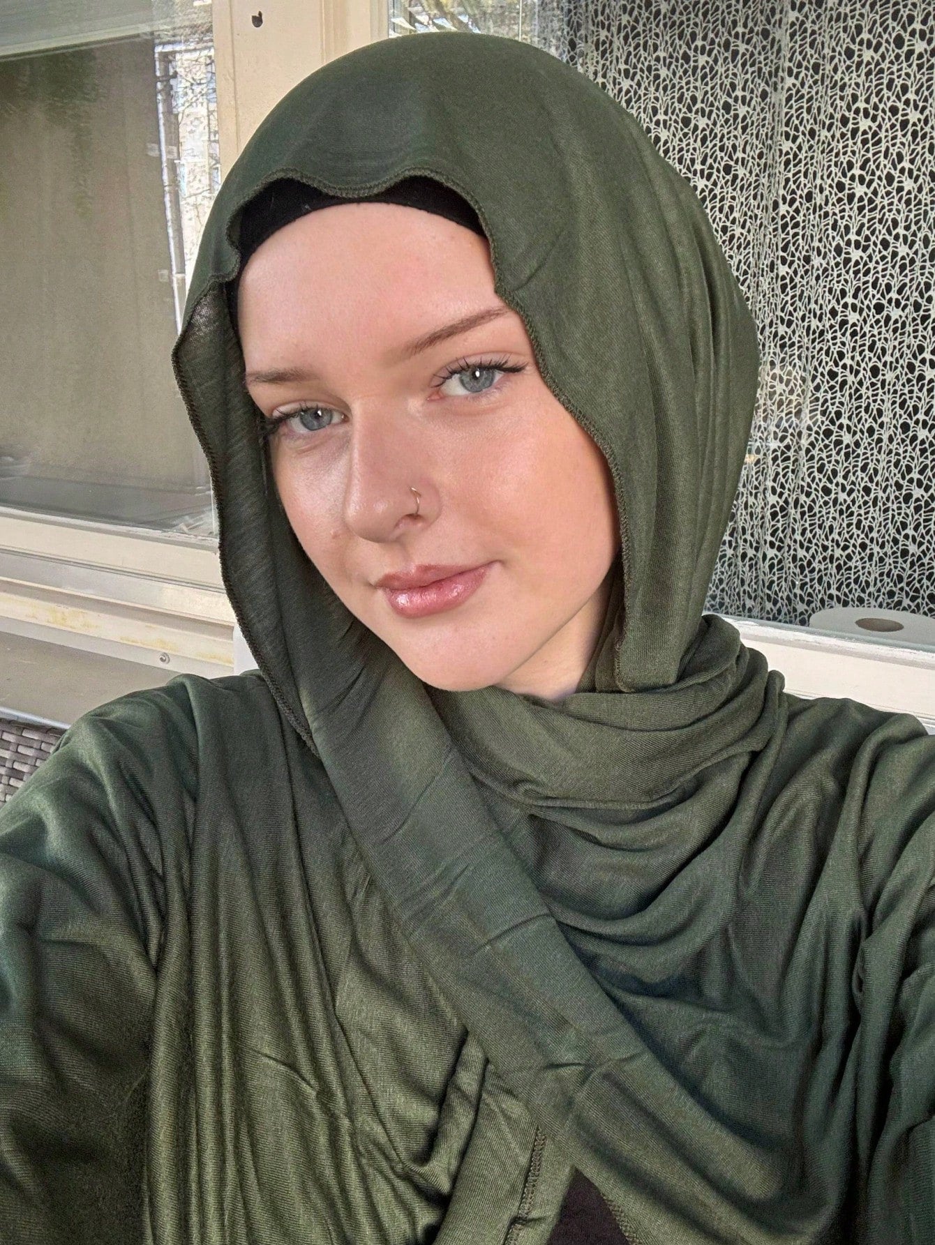 Soft Solid Color Jersey Hijab Silk Blend Scarf for Dress
