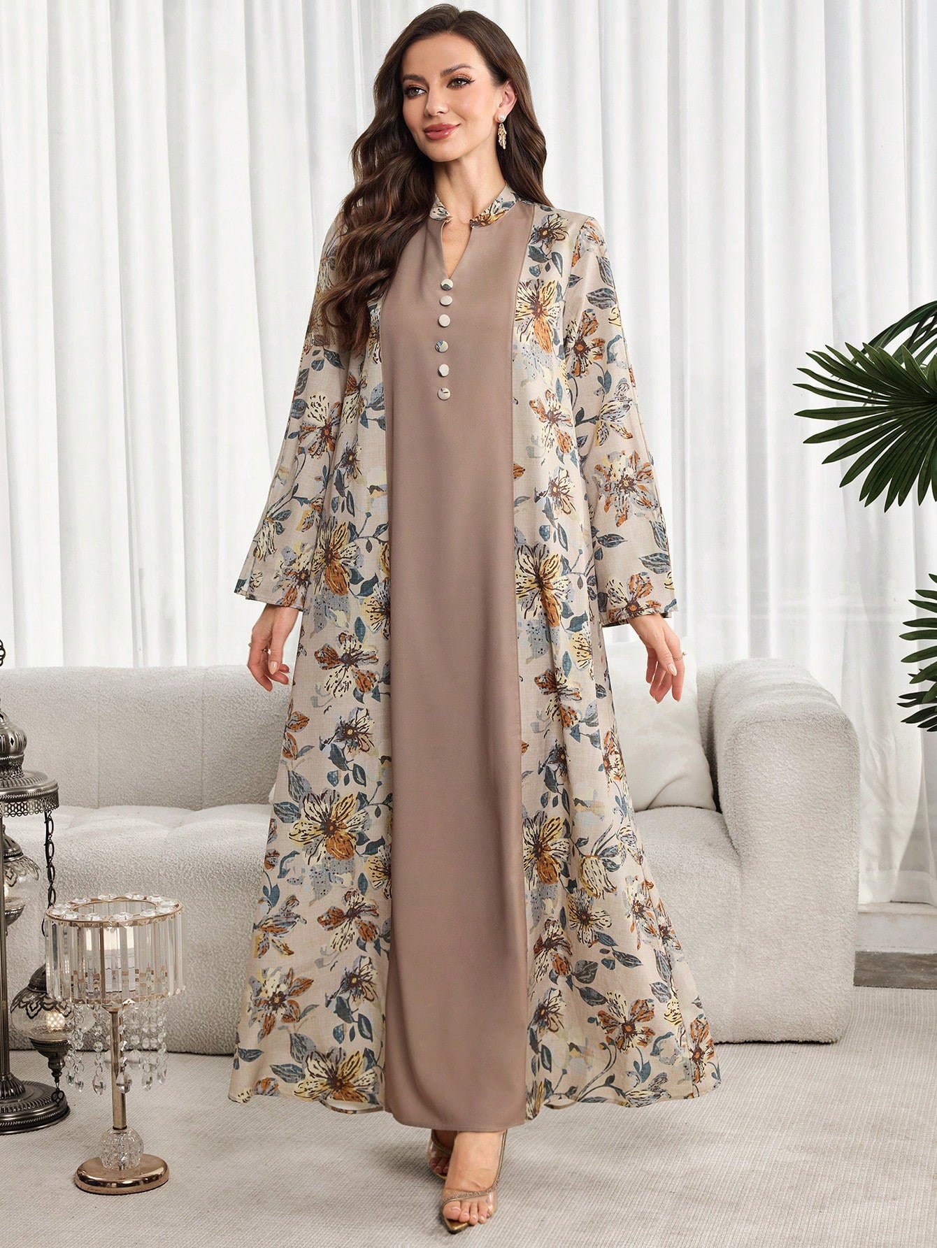 New Loose Casual Vacation Patchwork Dress