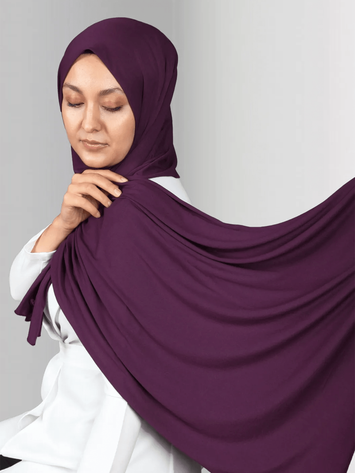 Large Soft Knit Headscarf