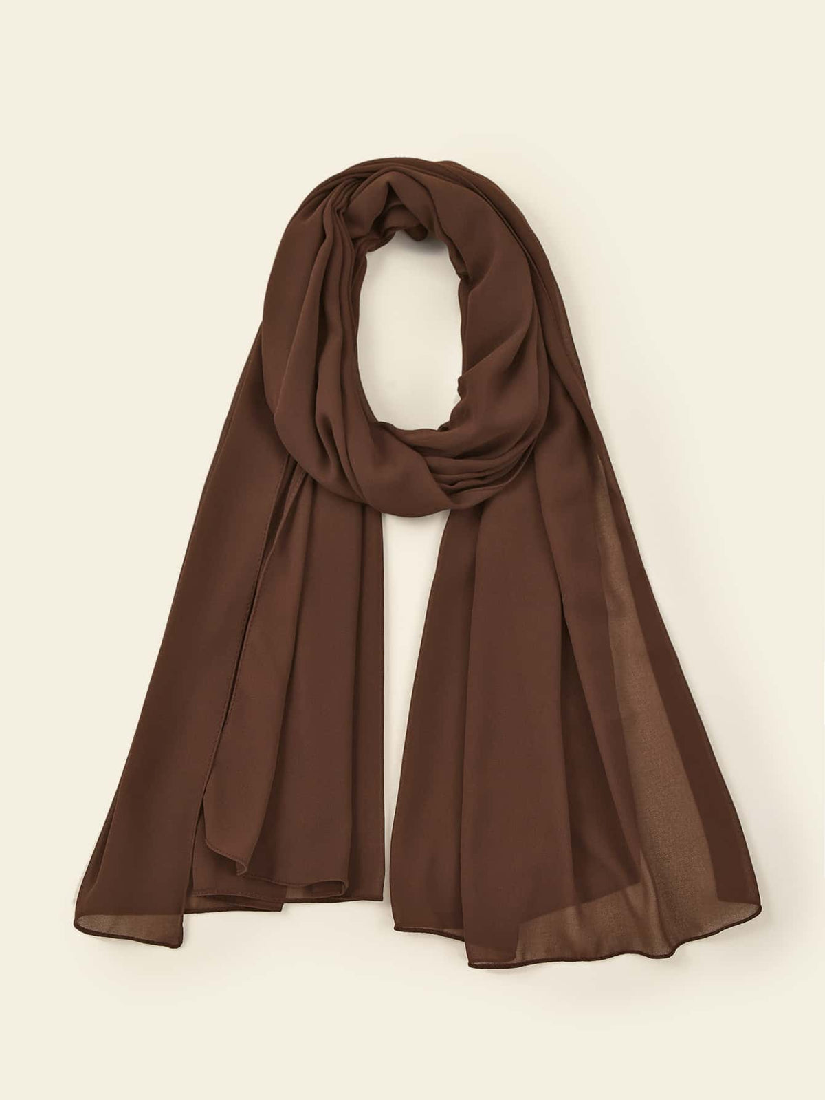Pearl-Trim Chiffon Hijab