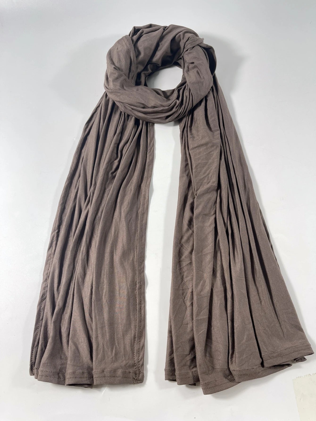 Solid Color Modal Fashionable Versatile Long Headscarf for Daily Use