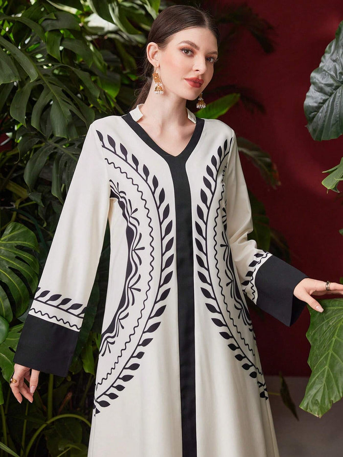 Ladies' Printed Casual Dress
