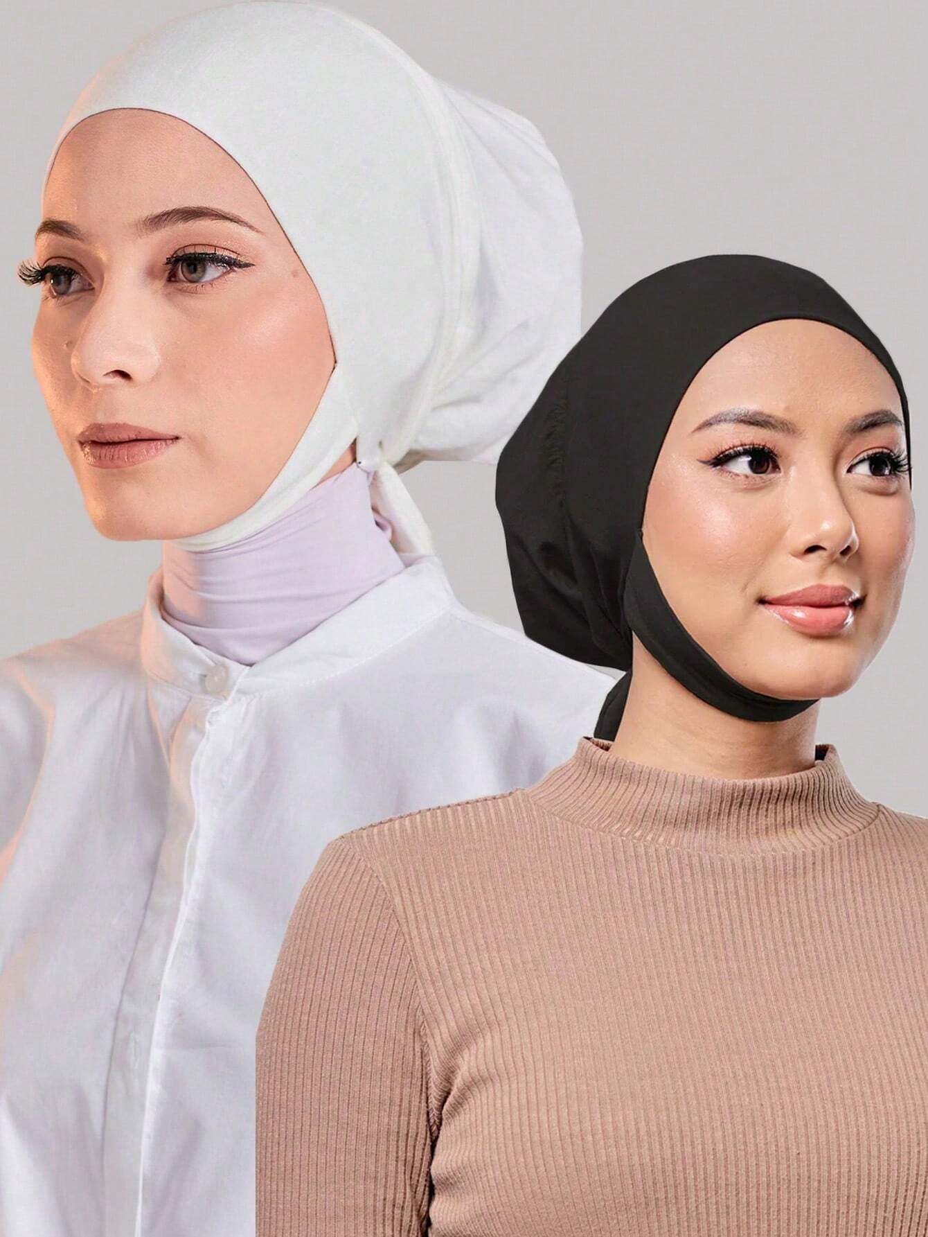 1pc/2pcs Women Spandex Neck Warmer Headband