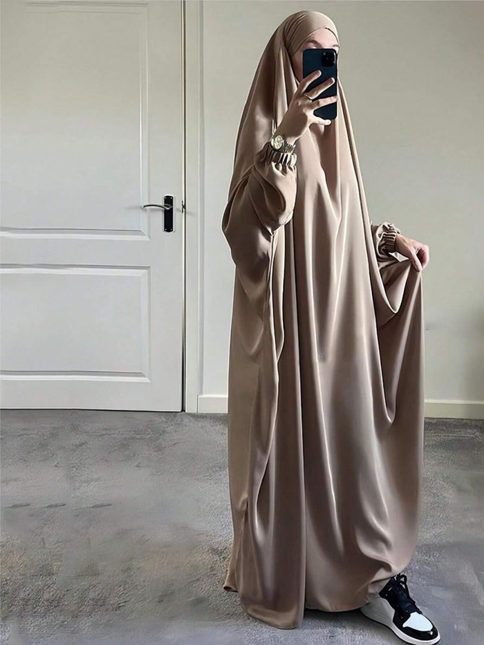 Women's Solid Color Nida Fabric Breathable & Soft Comfortable Loose