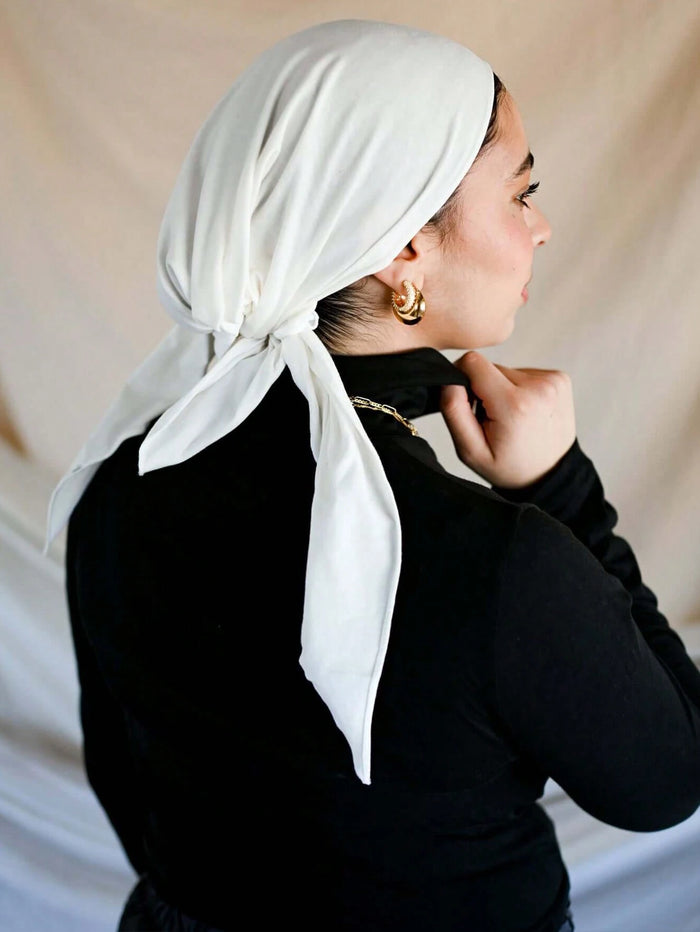 Women Non Slip Sweatband Triangle Headscarf