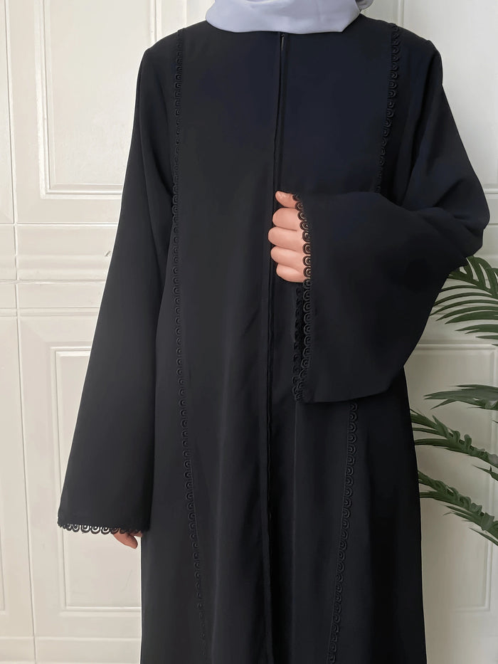 Solid Color Elegant Turkish Style Middle Eastern Arabic Women Long