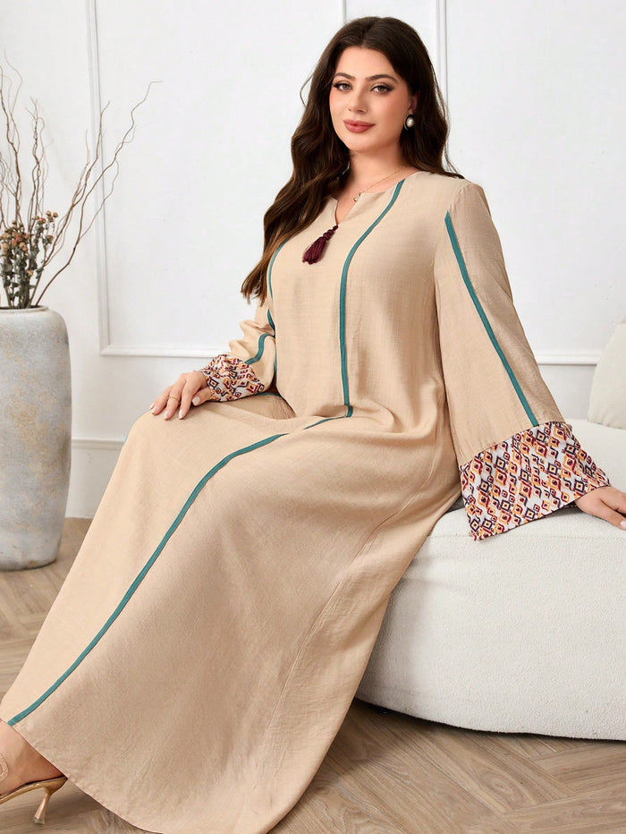 Curve Plus Size Minimalist Casual Daily Dress