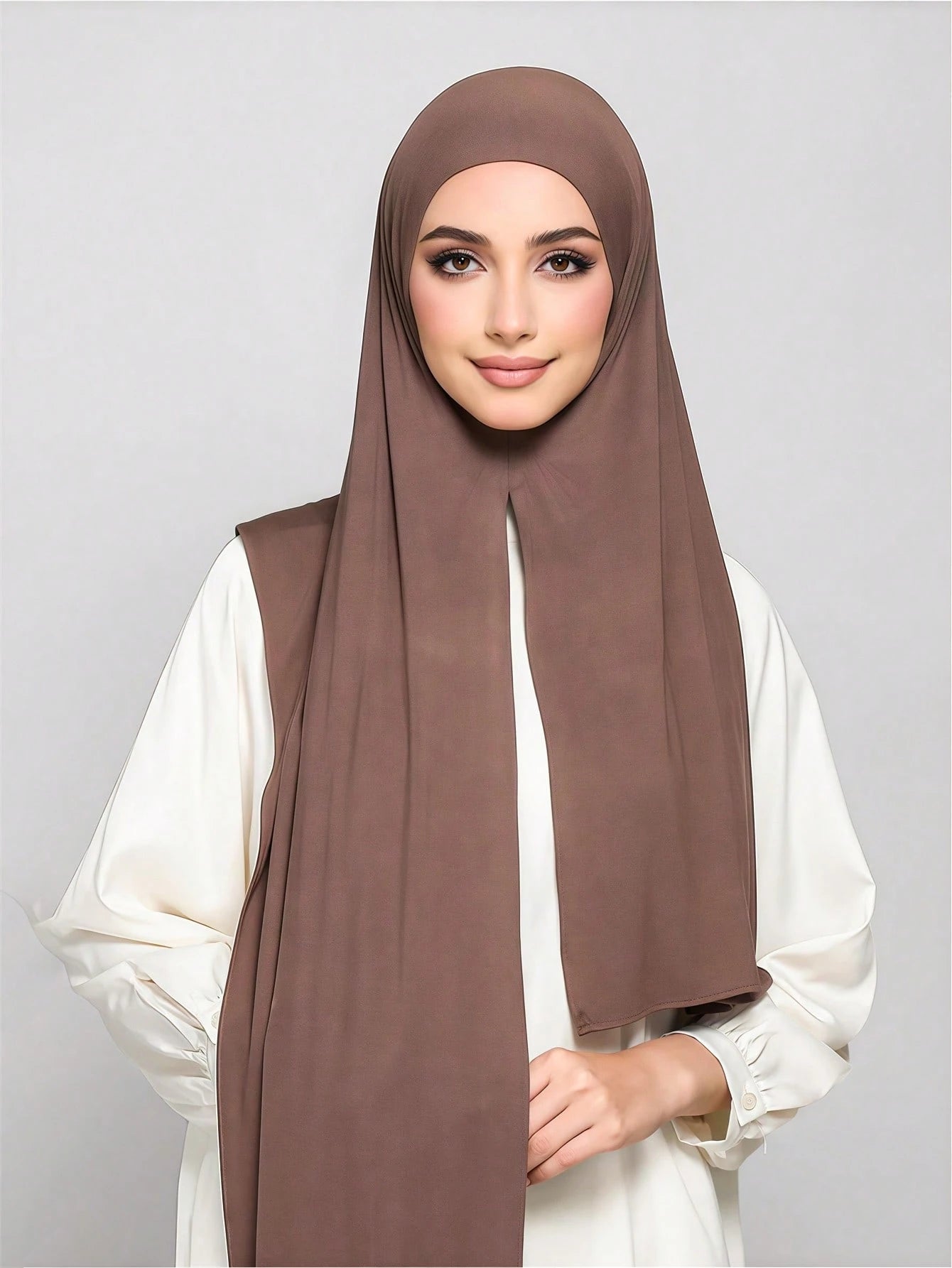 Soft Breathable Anti Pilling Fabric Instant Tie Hijab Suitable for