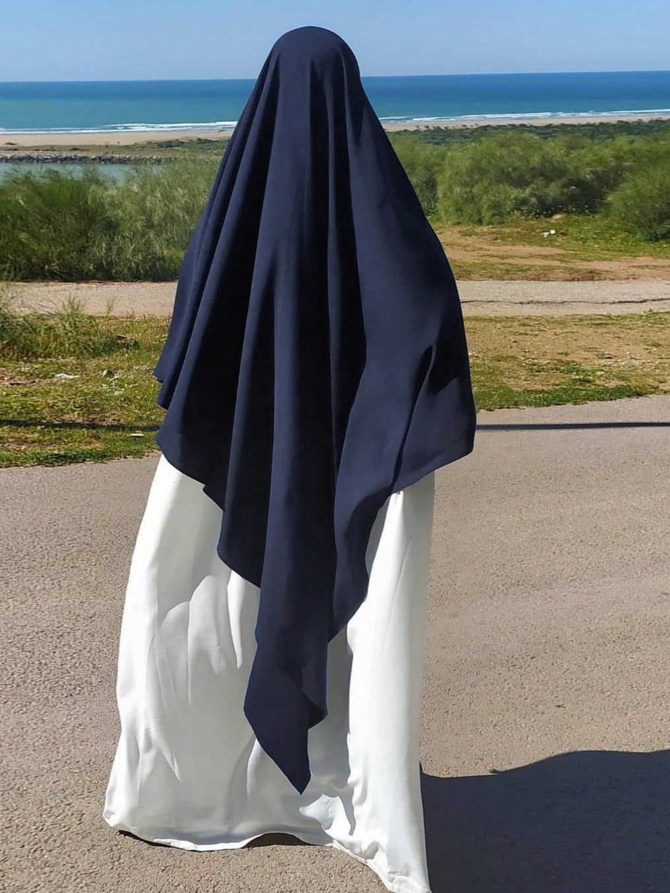 Women's Nida Fabric Single-layer Tied Prayer