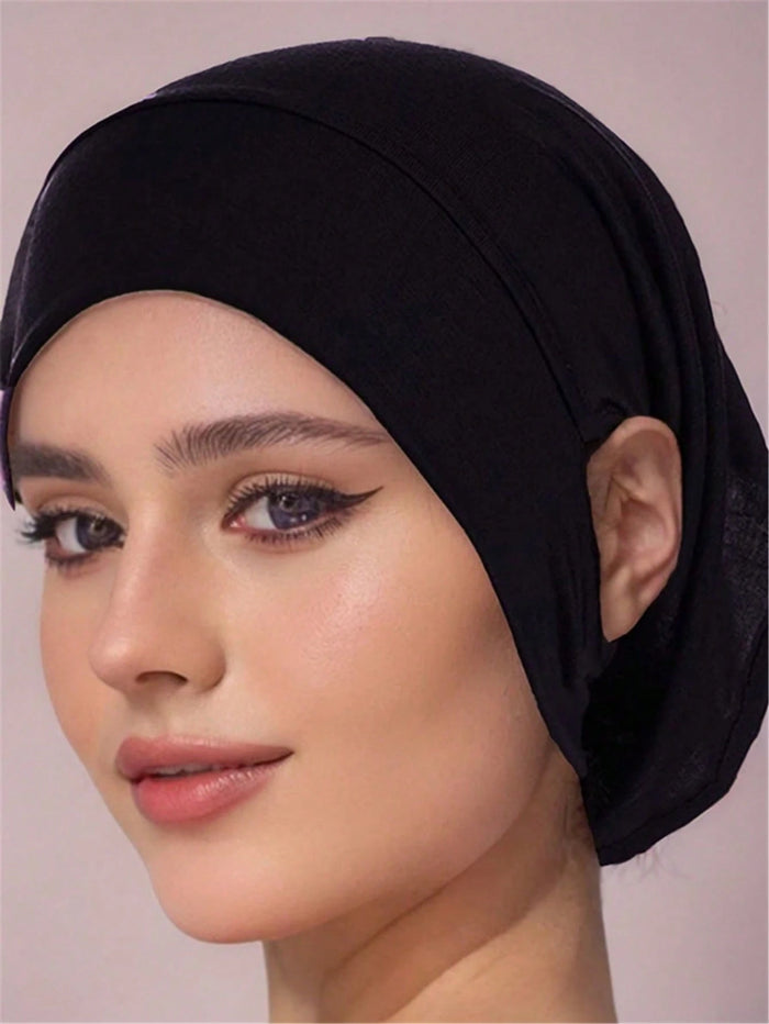 Women Solid Color Hijab — Style 2
