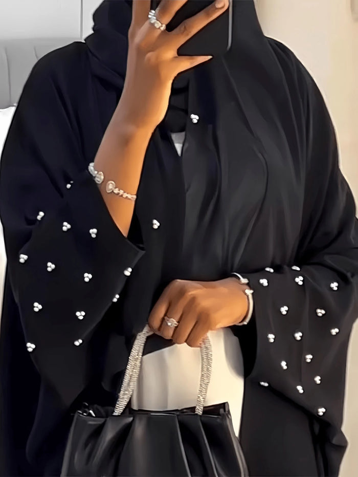 Solid Color Elegant Open Cardigan