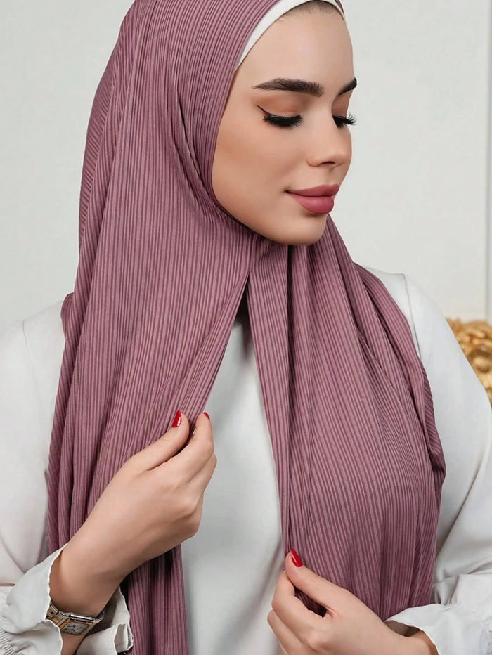 Ready to Wear Instant Jersey Hijab Scarf Breathable Muslim Headscarf