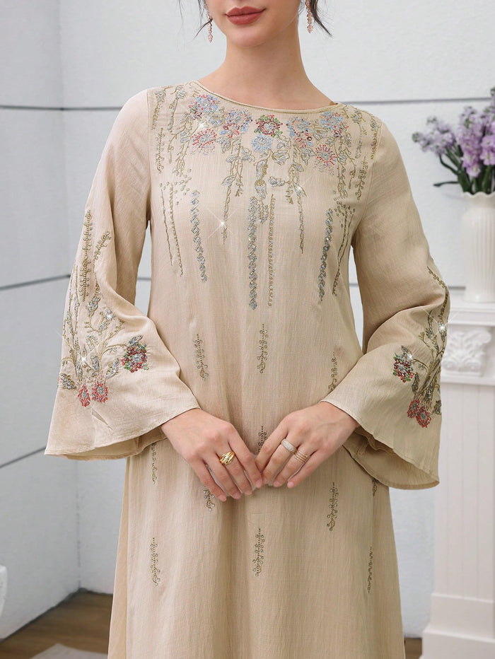 Women Elegant Embroidered Dress
