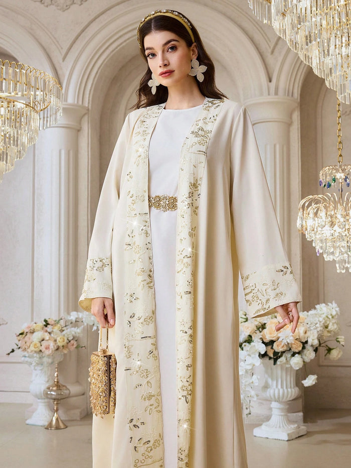 New Elegant Sequin Embroidered Loose Casual Versatile Romantic Vibe