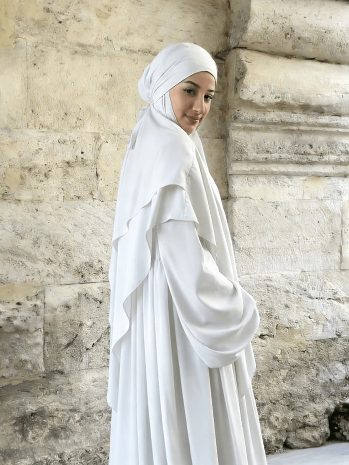 Set Breathable Soft Fabric Khimar + Abaya