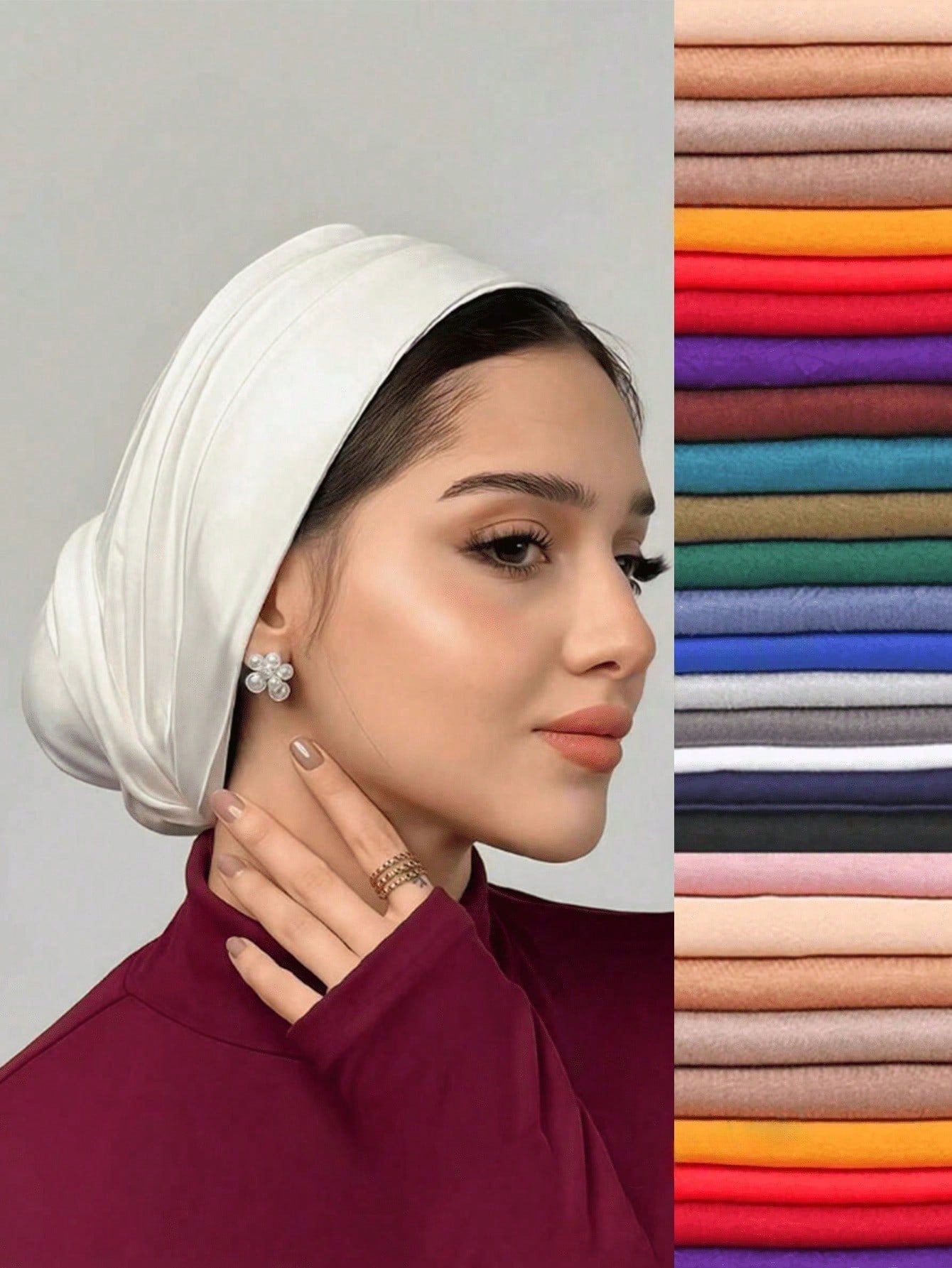 Women's Classic Solid Color Headscarf/bandana