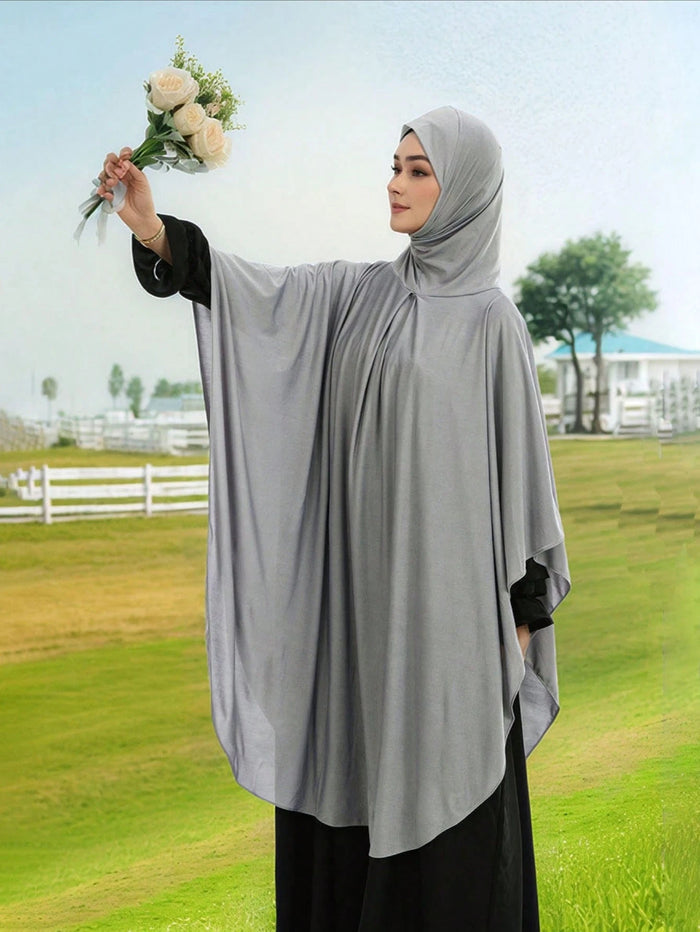 Jersey Hooded Shawl