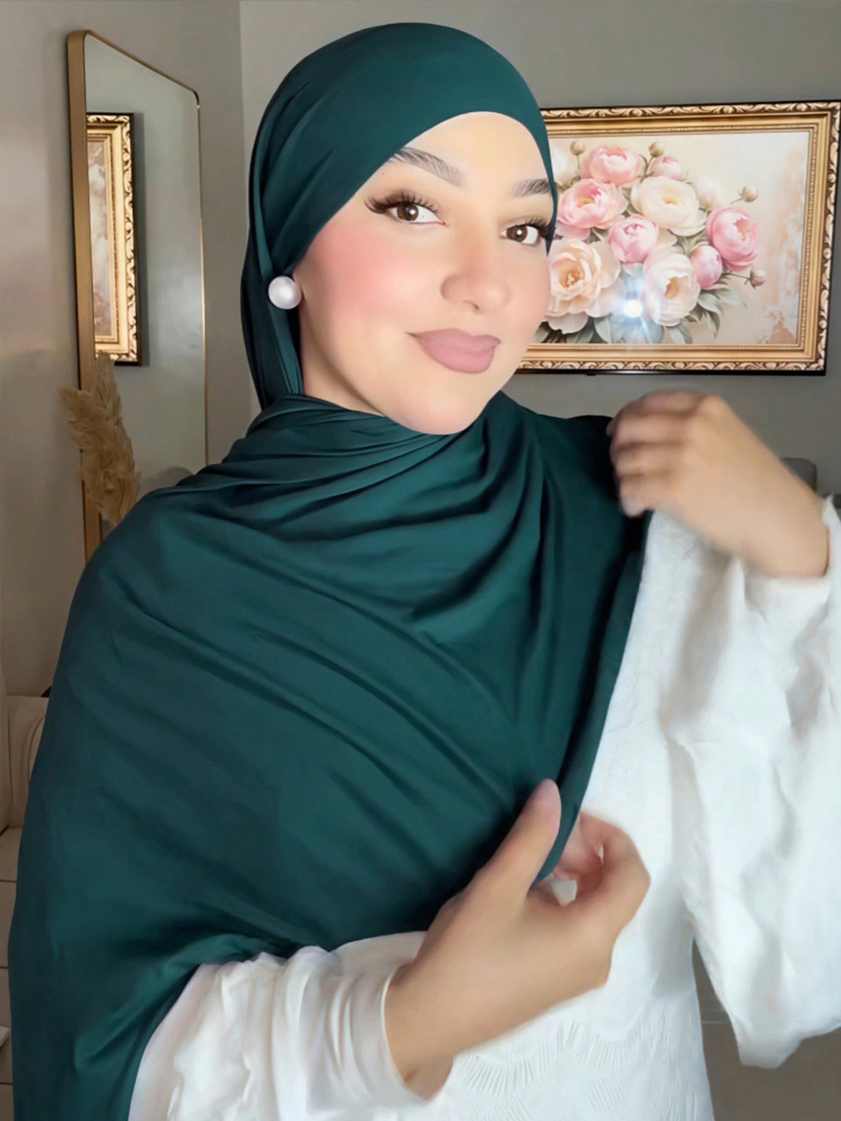 Viscose Tie-Back Instant Hijab