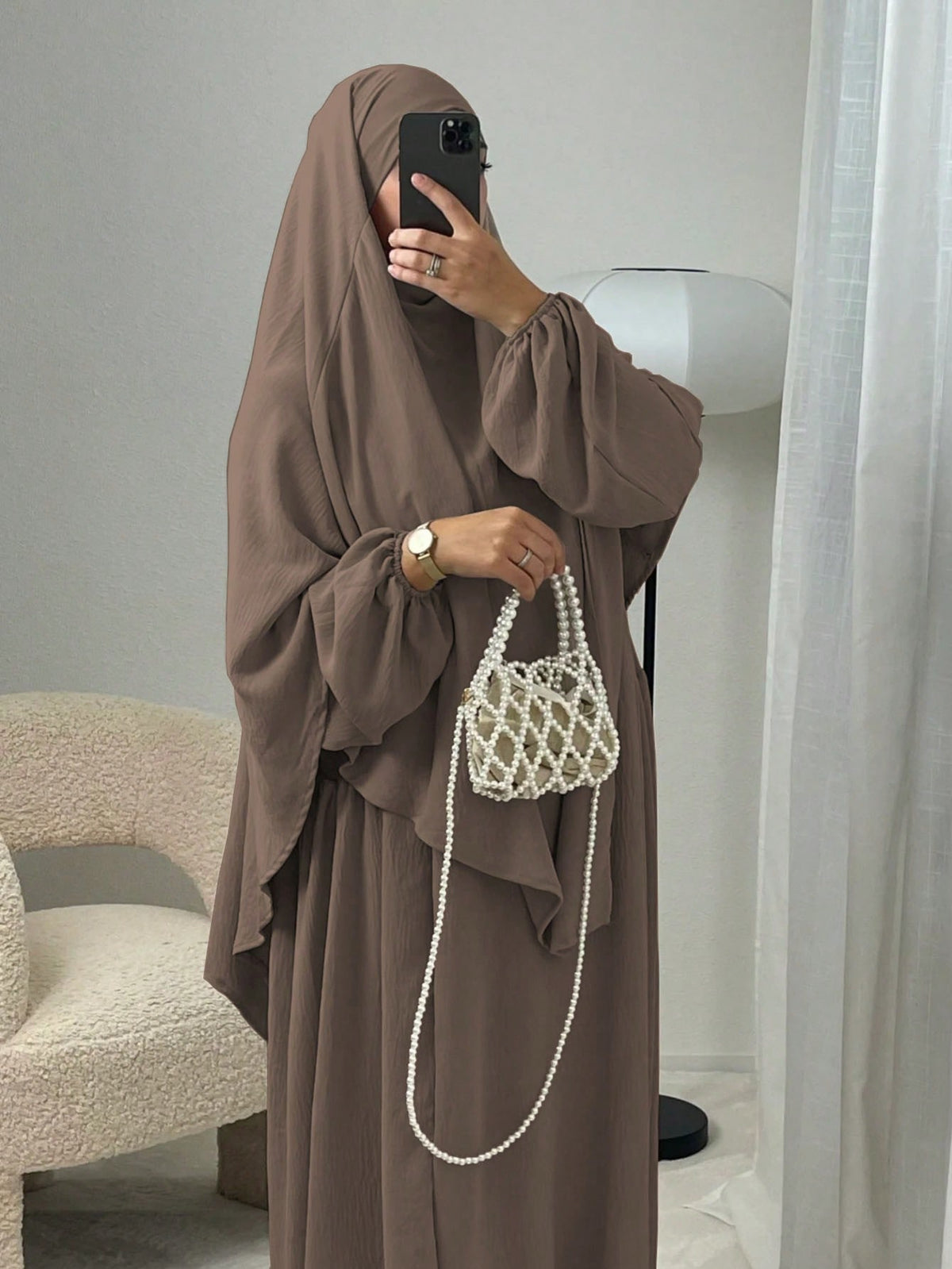 3-Piece Khimar & Abaya Prayer Set