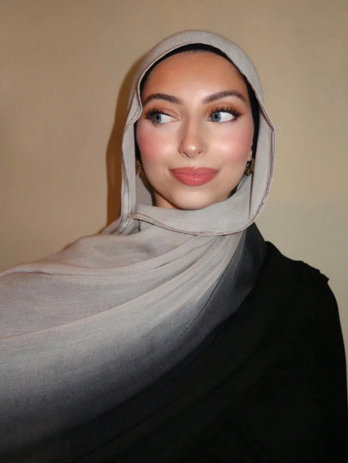 Quality Gradient Knit Hijab Scarf